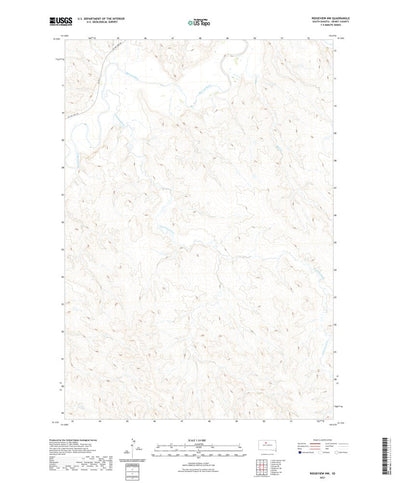 United States Geological Survey Ridgeview NW, SD (2021, 24000-Scale) digital map