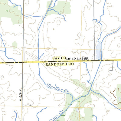 United States Geological Survey Ridgeville, IN (2022, 24000-Scale) digital map