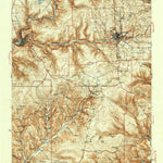 United States Geological Survey Ridgway, PA (1944, 62500-Scale) digital map