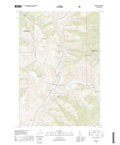 United States Geological Survey Riggins, ID (2020, 24000-Scale) digital map