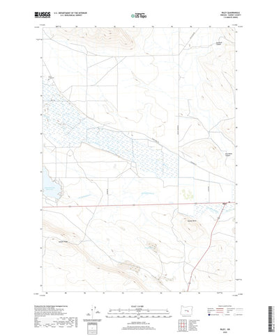 United States Geological Survey Riley, OR (2020, 24000-Scale) digital map