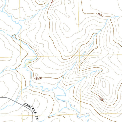 United States Geological Survey Rimrock Butte, MT (2020, 24000-Scale) digital map