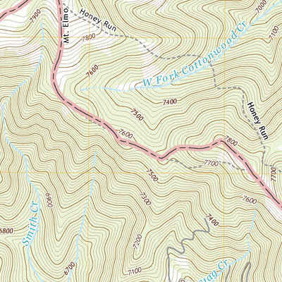 United States Geological Survey Rimrock Divide, MT (2020, 24000-Scale) digital map