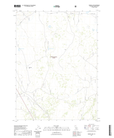 United States Geological Survey Rimrock Lake, CA (2021, 24000-Scale) digital map