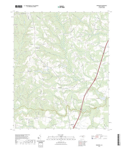 United States Geological Survey Ringwood, NC (2022, 24000-Scale) digital map