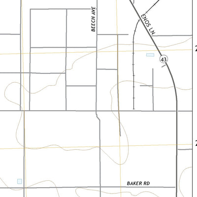 United States Geological Survey Rio Bravo, CA (2021, 24000-Scale) digital map