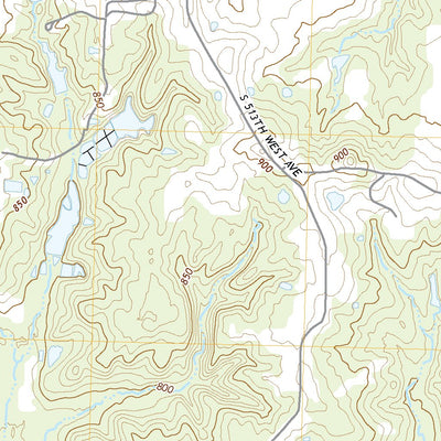 United States Geological Survey Ritts Junction, OK (2022, 24000-Scale) digital map