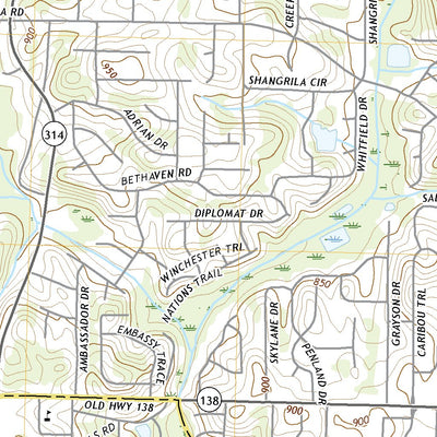 United States Geological Survey Riverdale, GA (2020, 24000-Scale) digital map