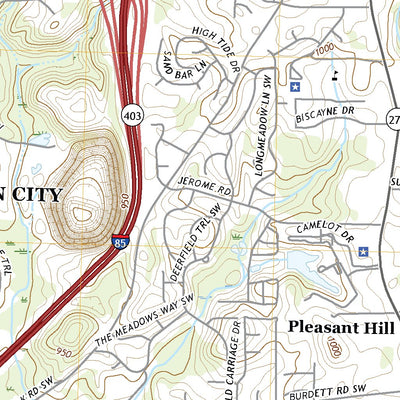 United States Geological Survey Riverdale, GA (2020, 24000-Scale) digital map