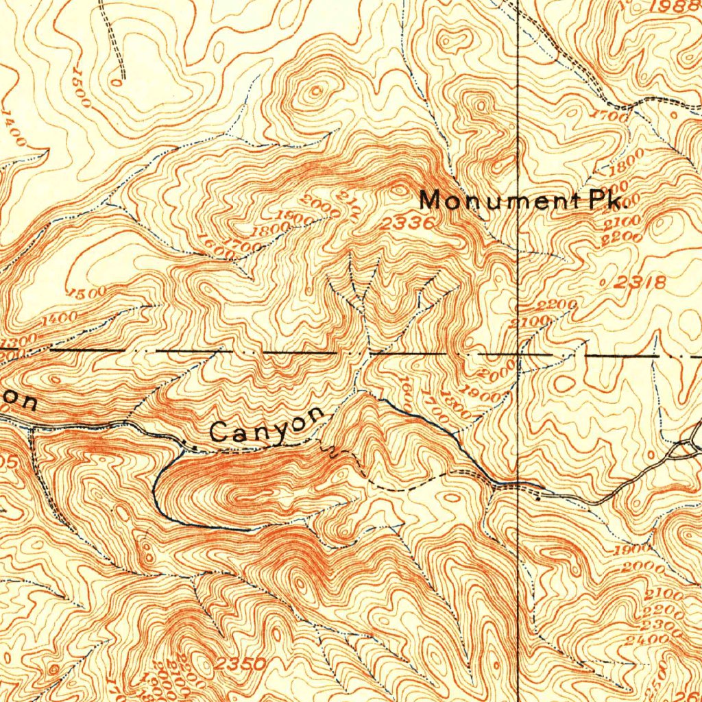 Riverside, CA (1901, 62500-Scale) Map by United States Geological ...