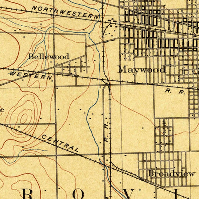 United States Geological Survey Riverside, IL (1900, 62500-Scale) digital map