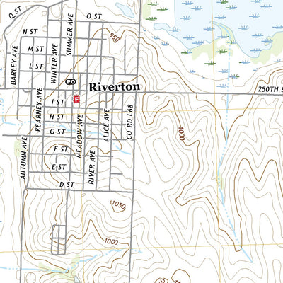 United States Geological Survey Riverton, IA (2022, 24000-Scale) digital map