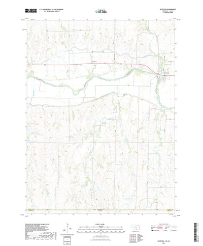 United States Geological Survey Riverton, NE (2021, 24000-Scale) digital map