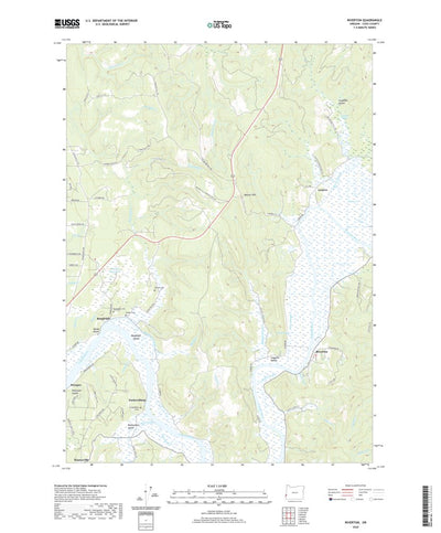 United States Geological Survey Riverton, OR (2020, 24000-Scale) digital map