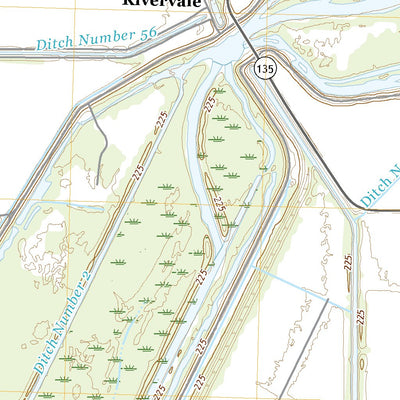United States Geological Survey Rivervale, AR (2020, 24000-Scale) digital map