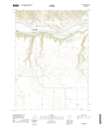 United States Geological Survey Riverview, NE (2021, 24000-Scale) digital map