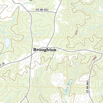 United States Geological Survey Roanoke West, AL (2020, 24000-Scale) digital map