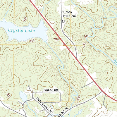 United States Geological Survey Roanoke West, AL (2020, 24000-Scale) digital map