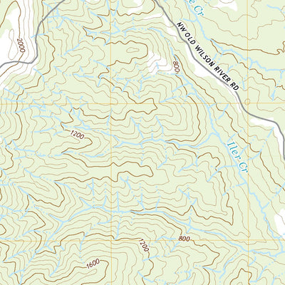 United States Geological Survey Roaring Creek, OR (2020, 24000-Scale) digital map