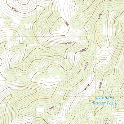 United States Geological Survey Robbers Roost Canyon, TX (2022, 24000-Scale) digital map