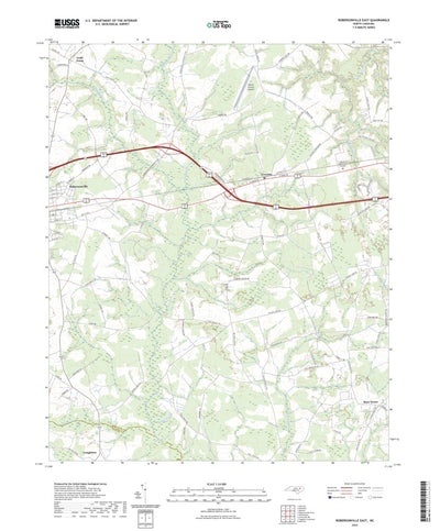 United States Geological Survey Robersonville East, NC (2022, 24000-Scale) digital map