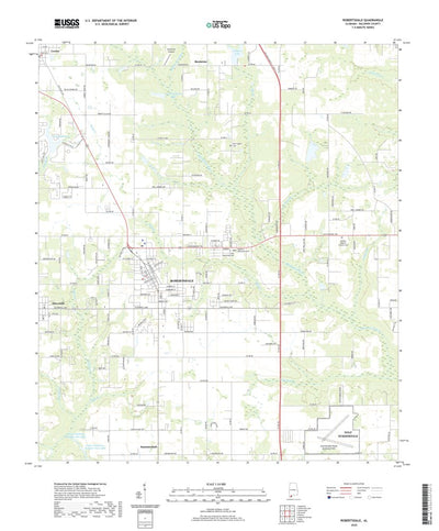 United States Geological Survey Robertsdale, AL (2020, 24000-Scale) digital map