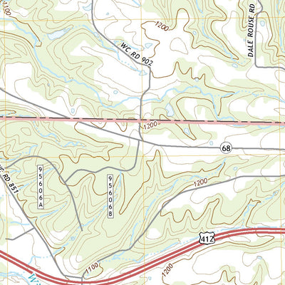 United States Geological Survey Robinson, AR (2020, 24000-Scale) digital map
