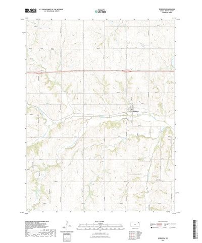 United States Geological Survey Robinson, KS (2022, 24000-Scale) digital map