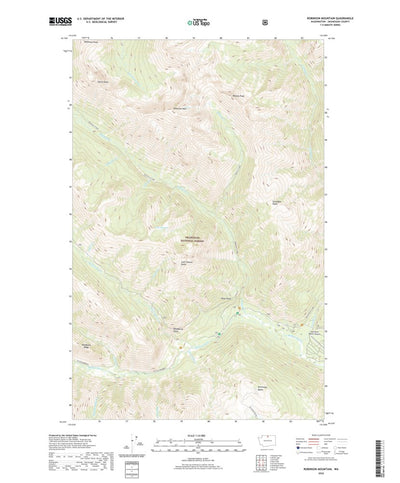 United States Geological Survey Robinson Mountain, WA (2020, 24000-Scale) digital map