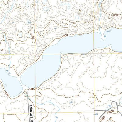 United States Geological Survey Robinson, ND (2020, 24000-Scale) digital map