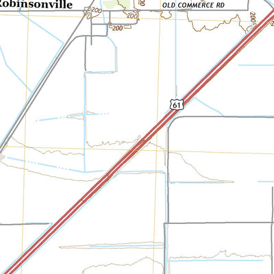 United States Geological Survey Robinsonville, MS (2020, 24000-Scale) digital map