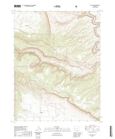 United States Geological Survey Roc Creek, CO (2022, 24000-Scale) digital map