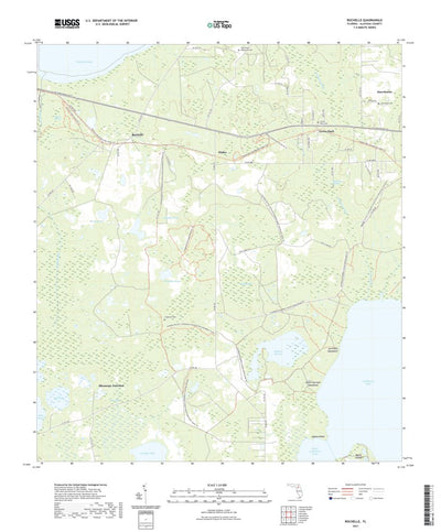 United States Geological Survey Rochelle, FL (2021, 24000-Scale) digital map