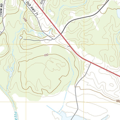United States Geological Survey Rock Hill, LA (2021, 24000-Scale) digital map