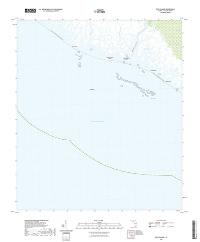 United States Geological Survey Rock Islands, FL (2021, 24000-Scale) digital map