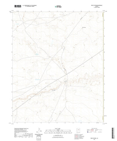 United States Geological Survey Rock Station, AZ (2021, 24000-Scale) digital map
