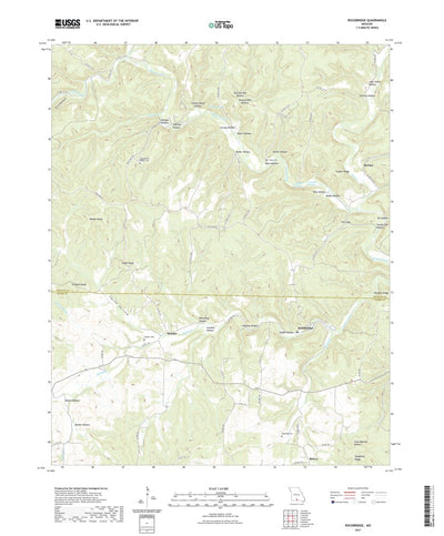 United States Geological Survey Rockbridge, MO (2021, 24000-Scale) digital map