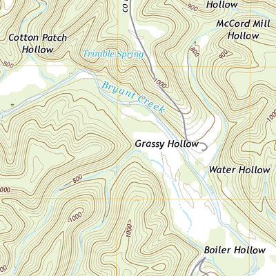 United States Geological Survey Rockbridge, MO (2021, 24000-Scale) digital map
