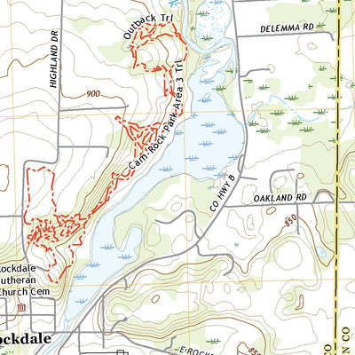 United States Geological Survey Rockdale, WI (2022, 24000-Scale) digital map