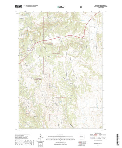United States Geological Survey Rockerville, SD (2021, 24000-Scale) digital map