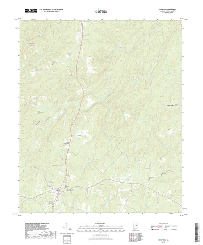 United States Geological Survey Rockford, AL (2020, 24000-Scale) digital map