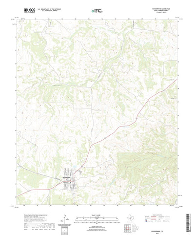United States Geological Survey Rocksprings, TX (2022, 24000-Scale) digital map