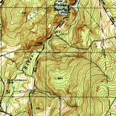 United States Geological Survey Rockville, CT (1944, 31680-Scale) digital map