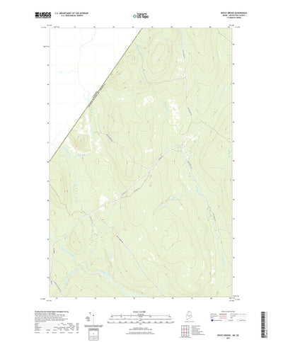 United States Geological Survey Rocky Brook, ME (2021, 24000-Scale) digital map