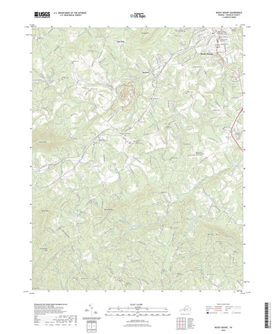 United States Geological Survey Rocky Mount, VA (2022, 24000-Scale) digital map