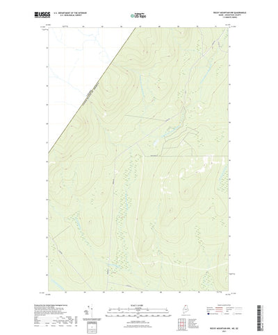 United States Geological Survey Rocky Mountain NW, ME (2021, 24000-Scale) digital map
