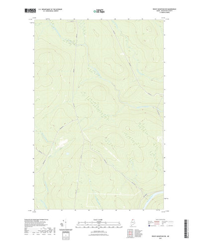 United States Geological Survey Rocky Mountain SW, ME (2021, 24000-Scale) digital map