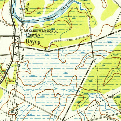 United States Geological Survey Rocky Point, NC (1947, 62500-Scale) digital map