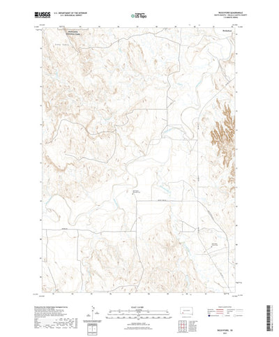 United States Geological Survey Rockyford, SD (2021, 24000-Scale) digital map
