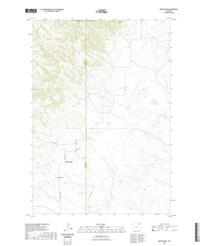 United States Geological Survey Rockypoint, WY (2021, 24000-Scale) digital map